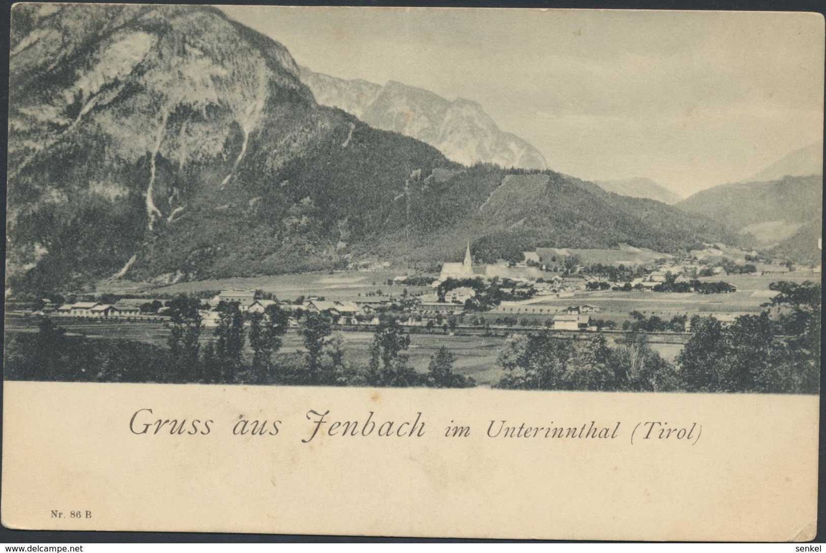 61-149 Austria Gruss Aus Jenbach Unterinnthal Tirol Before 1905 - Jenbach