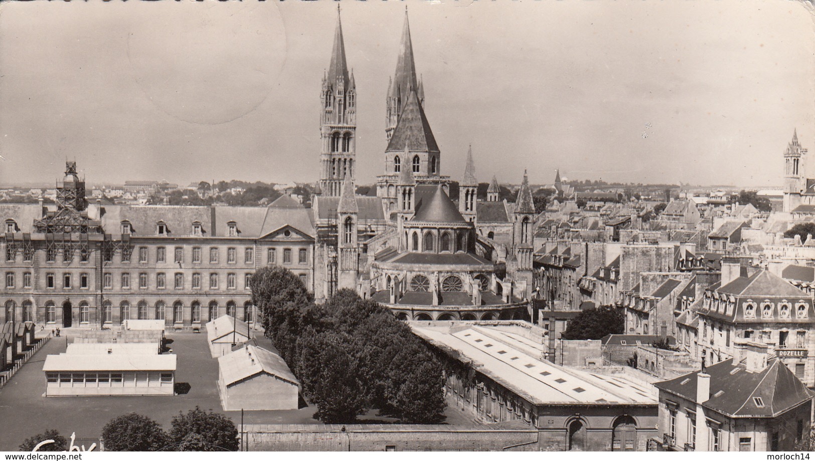 CAEN : Vue Sur Mairie 1956 - Caen