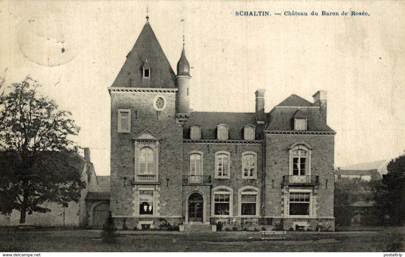 RARE SCHALTIN CHATEAU DU BARON DE ROSEE - Otros & Sin Clasificación