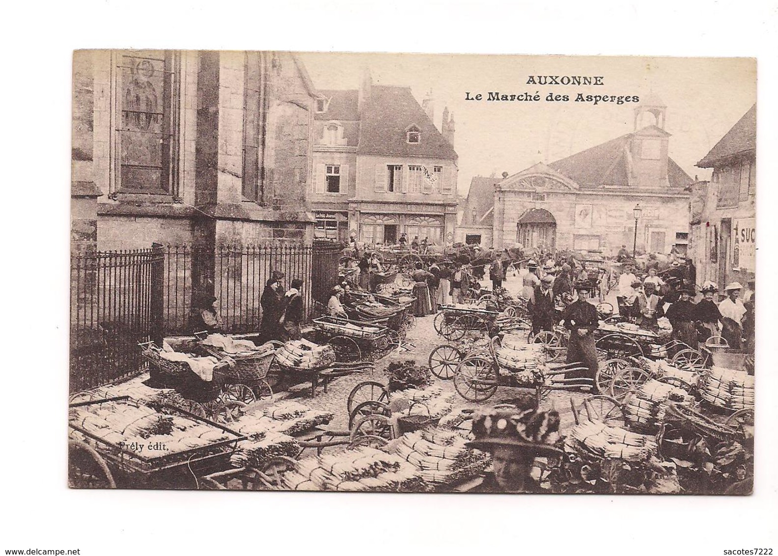 AUXONNE - Lei Marché Des Asperges - AU DOS CACHET TRAIN SANITAIRE - - Auxonne