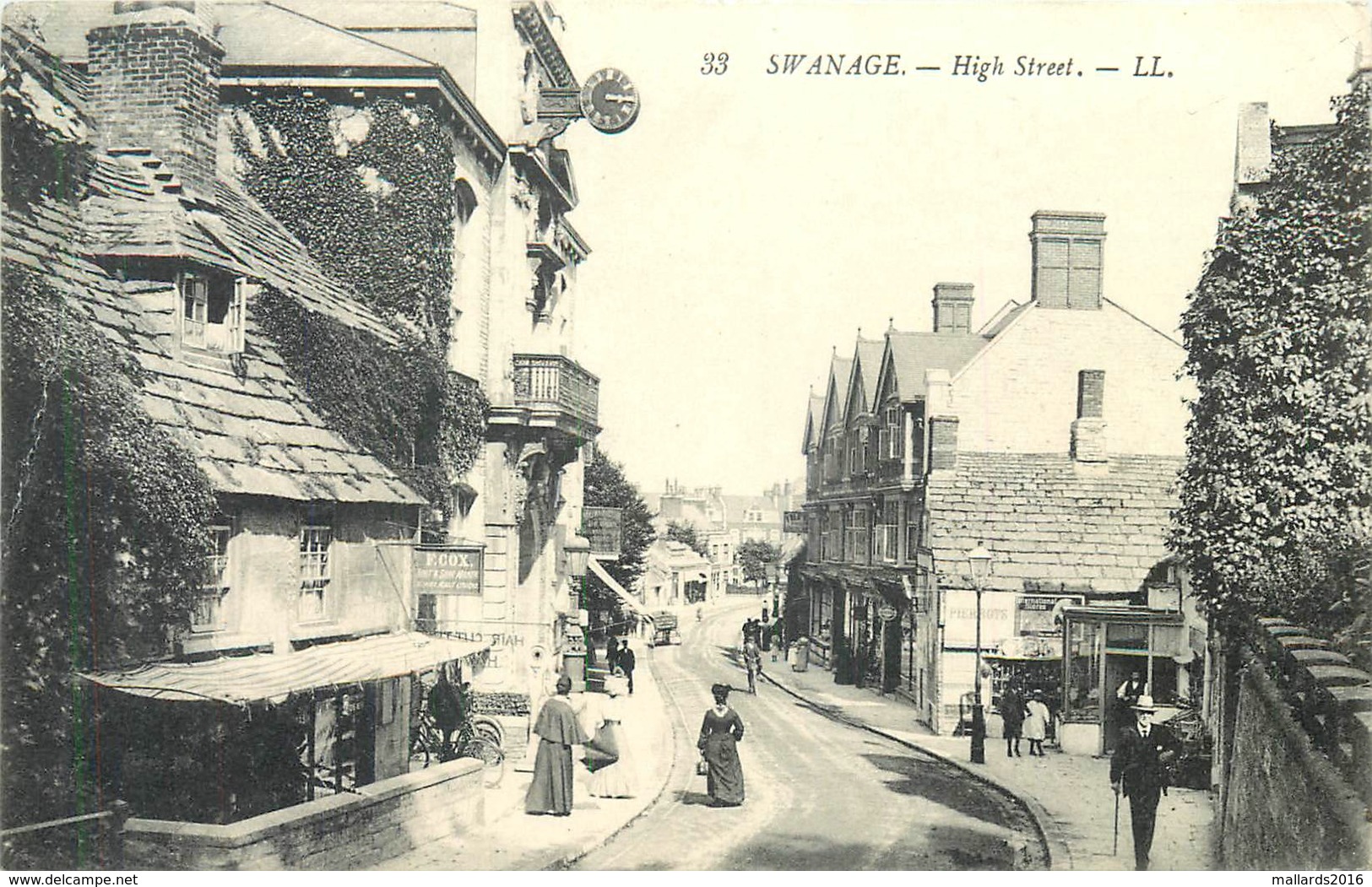 SWANAGE, HIGH STREET ~ AN OLD POSTCARD #86340 - Swanage