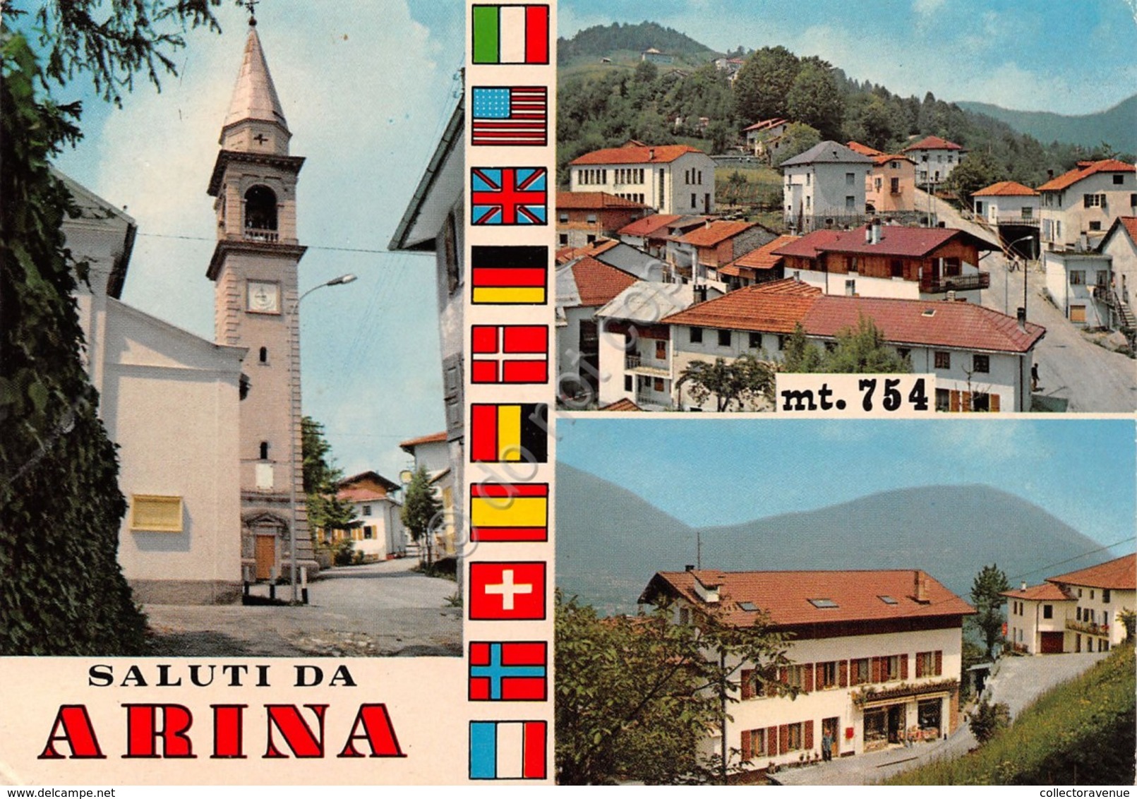 Cartolina Arina Vedute 1993 - Belluno