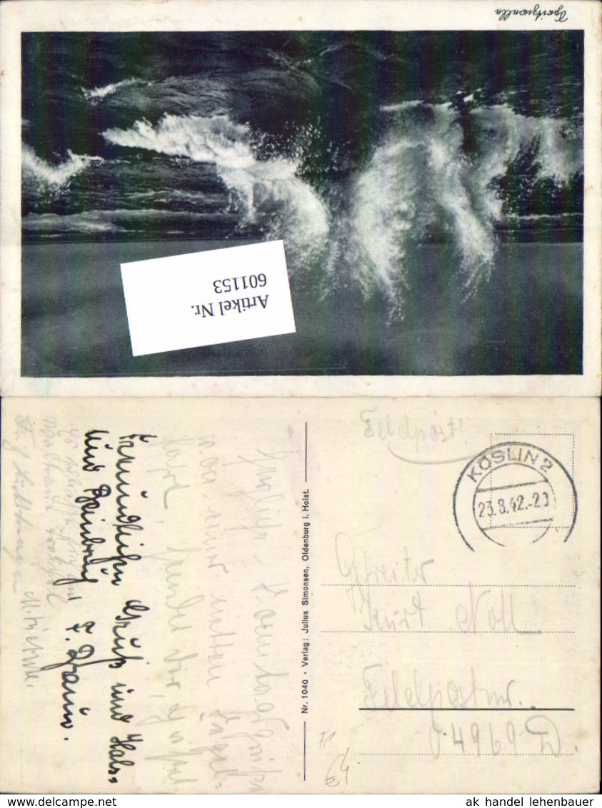 601153,WK 2 Feldpost K&ouml;slin 2 N. FP 04969 W. - 1939-45