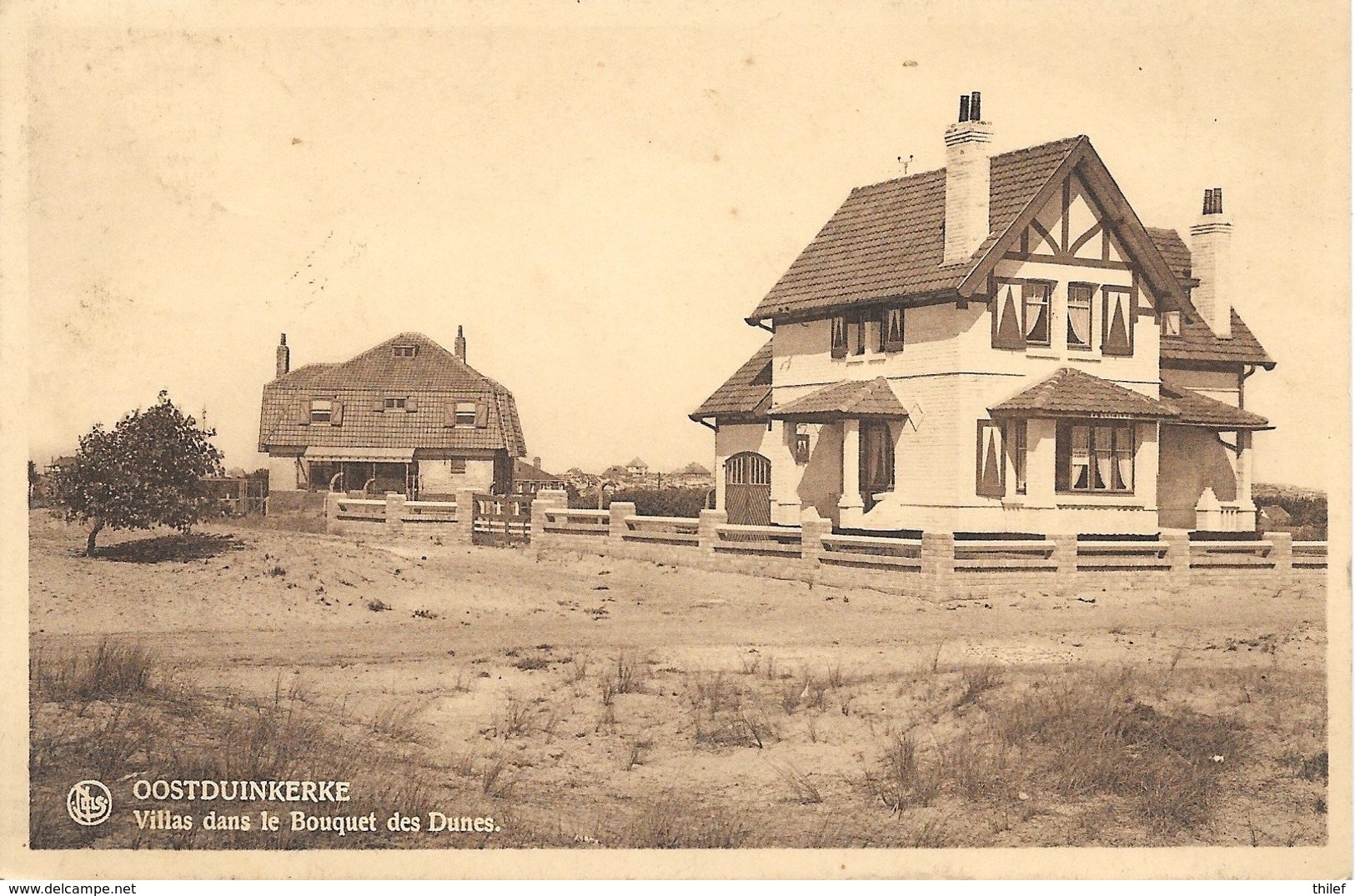 Oostduinkerke NA58: Villas Dans Le Bouquet Des Dunes 1937 - Oostduinkerke