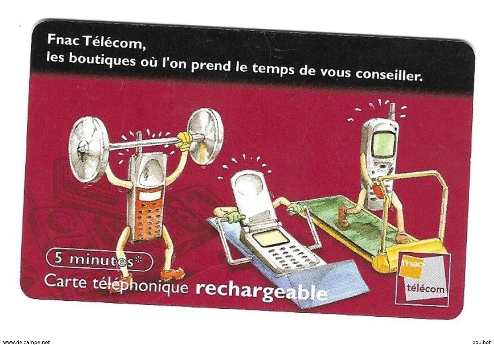 Carte Prépayée Fnac Télécom Kertel - Autres & Non Classés