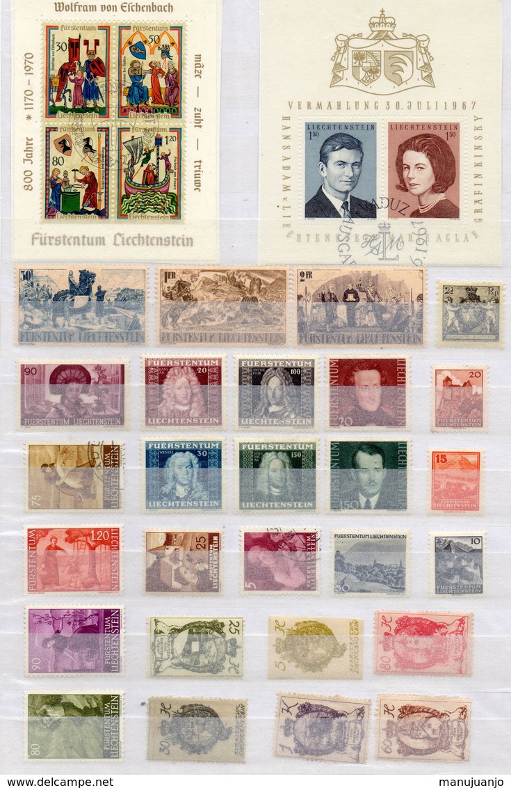 LIECHTENSTEIN ! BLOCS Et Timbres Anciens Et SERVICE Depuis 1900 ! NEUFS - Collections