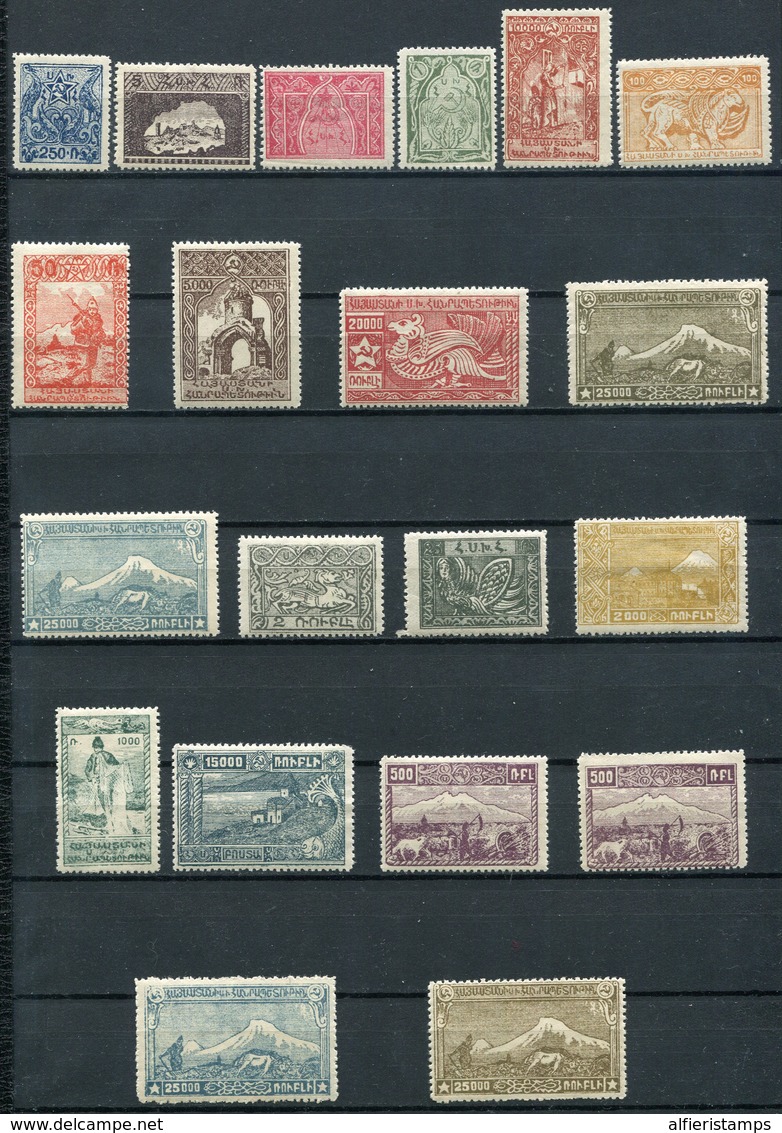 1921/22-ARMENIA-LOT RARE STAMPS-20 VAL.- M.N.H. LUXE !! - Arménie