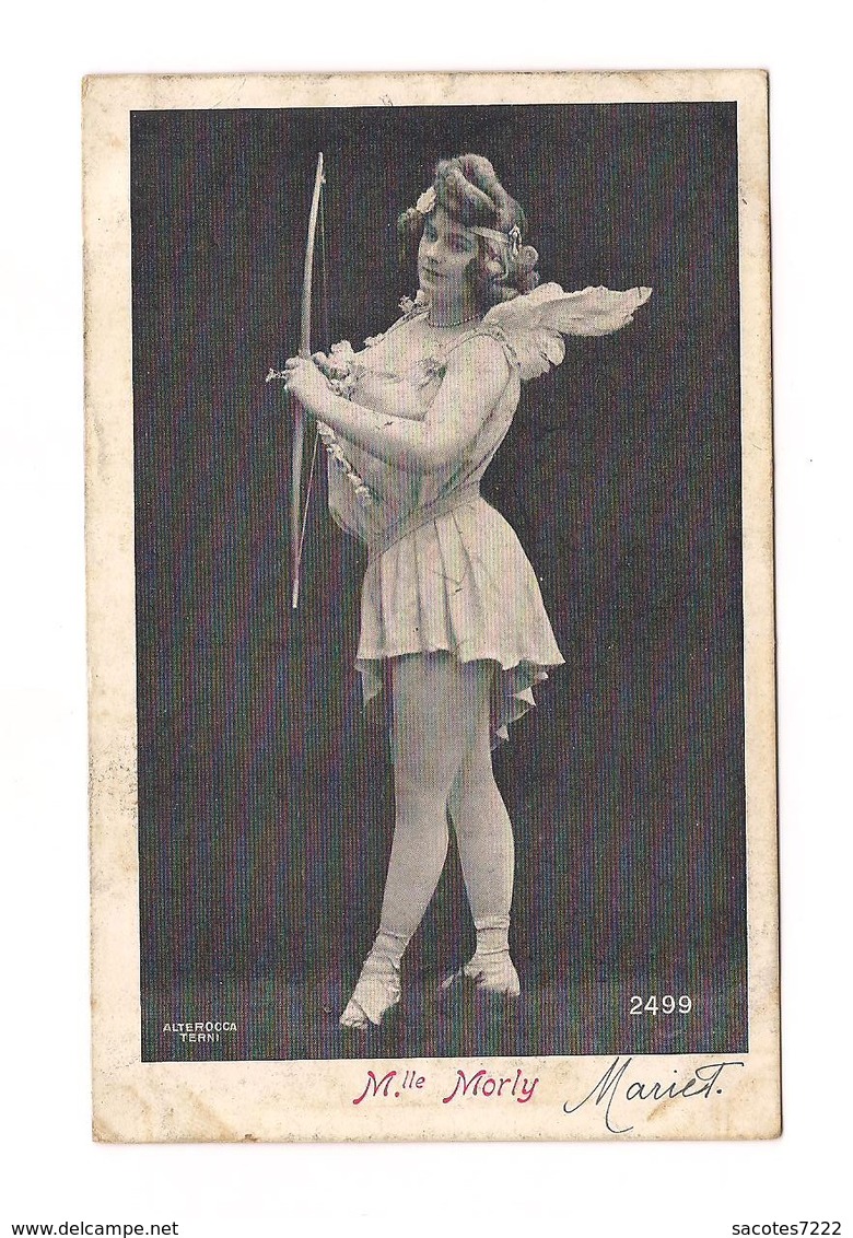 ARTISTE FEMME  AILES D'ange - Melle MORLY TIR A L'ARC - Alterocca Terni 2499 - - Archery