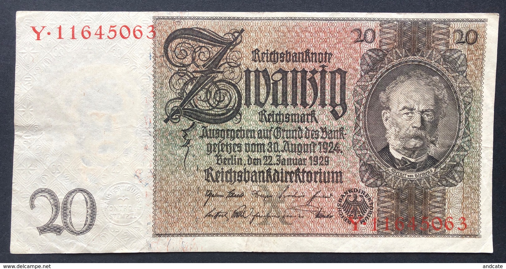 Germany 20 Mark 1929 - 20 Mark
