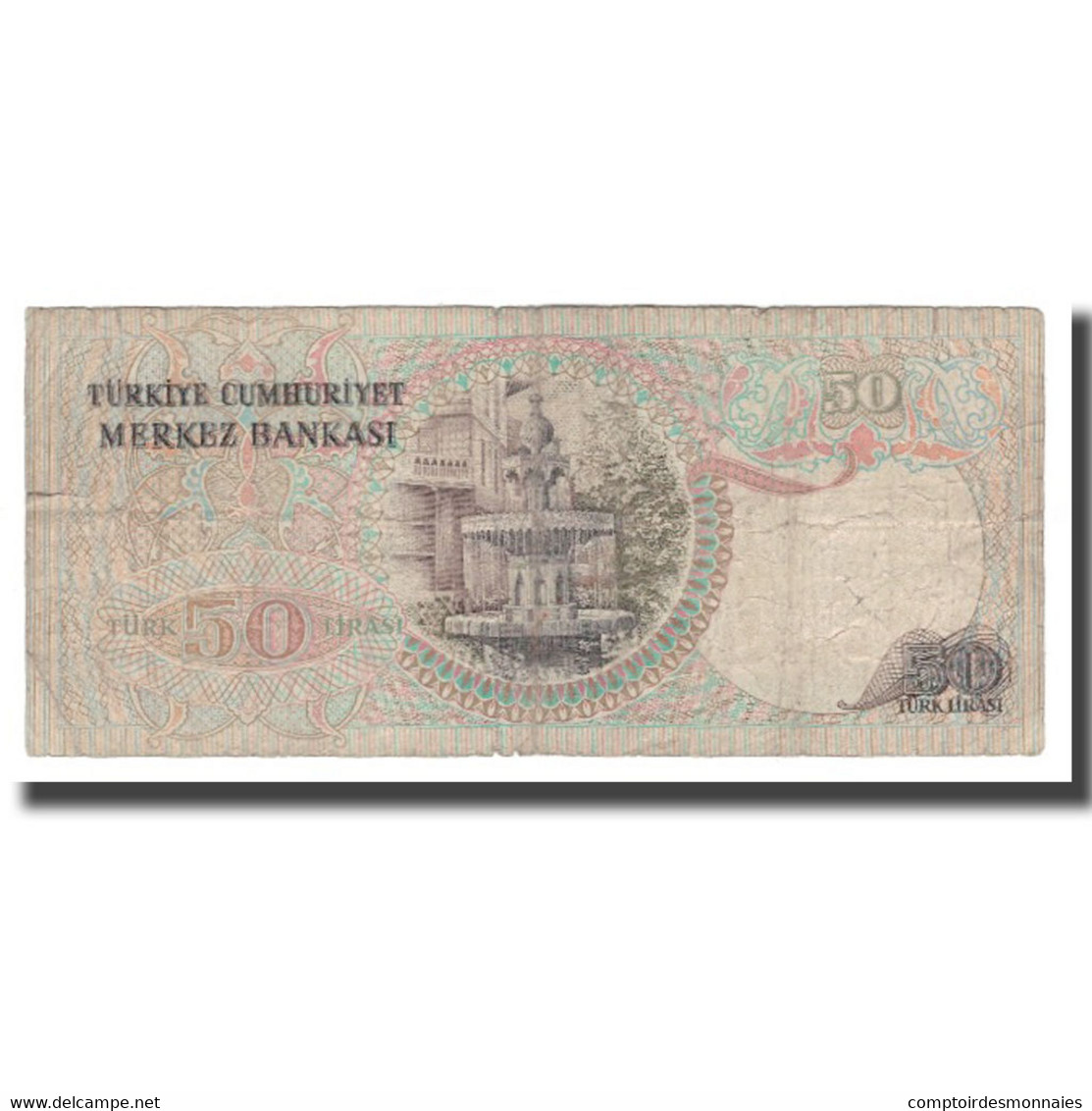 Billet, Turquie, 50 Lira, 1970, 1970-01-14, KM:188, B+ - Turquie