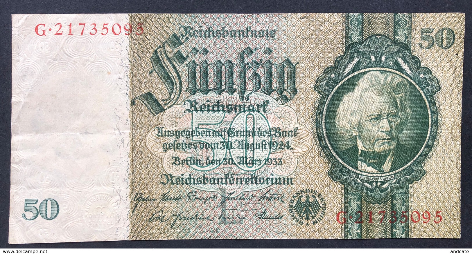 Germany 50 Mark 1933 - 50 Mark