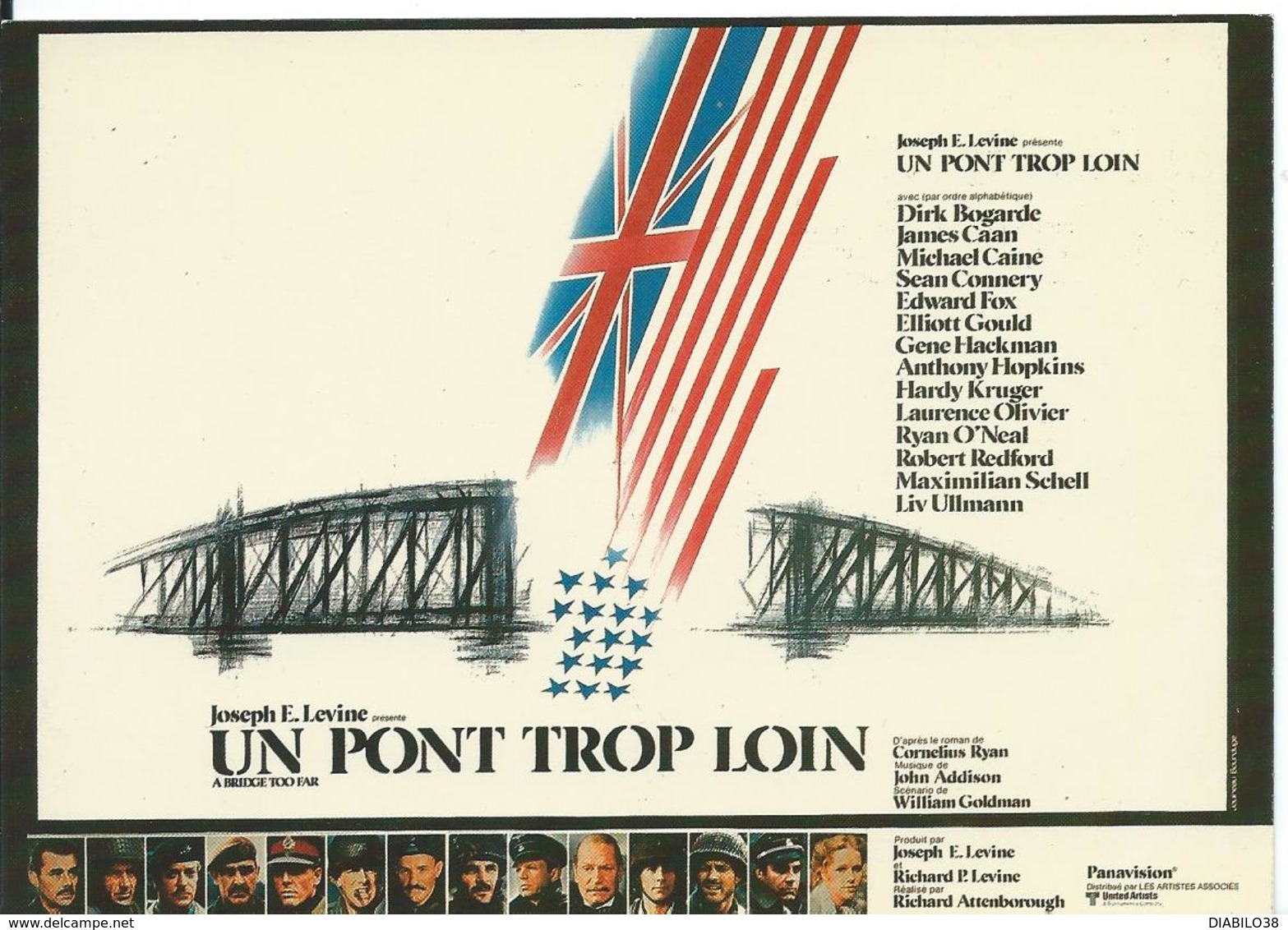 CARTE AFFICHE DE CINÉMA   ///   ( UN PONT TROP LOIN ) - Posters On Cards