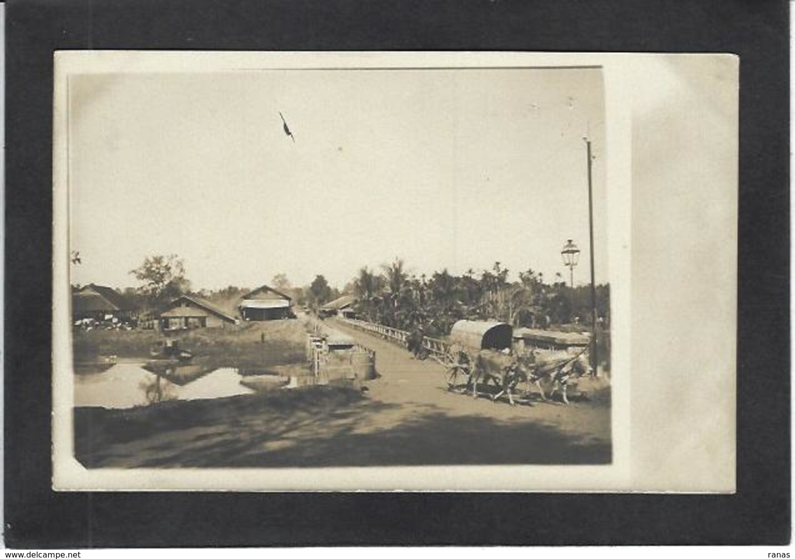 CPA Laos Asie Non Circulé Indochine Carte Photo RPPC - Laos