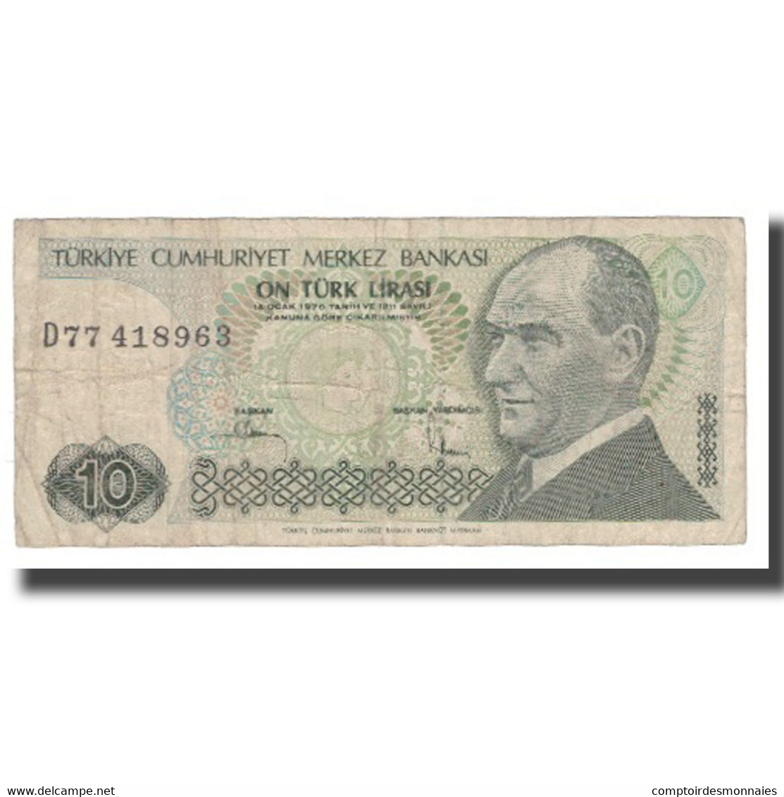 Billet, Turquie, 10 Lira, 1970, 1970-01-14, KM:192, TB - Turquie