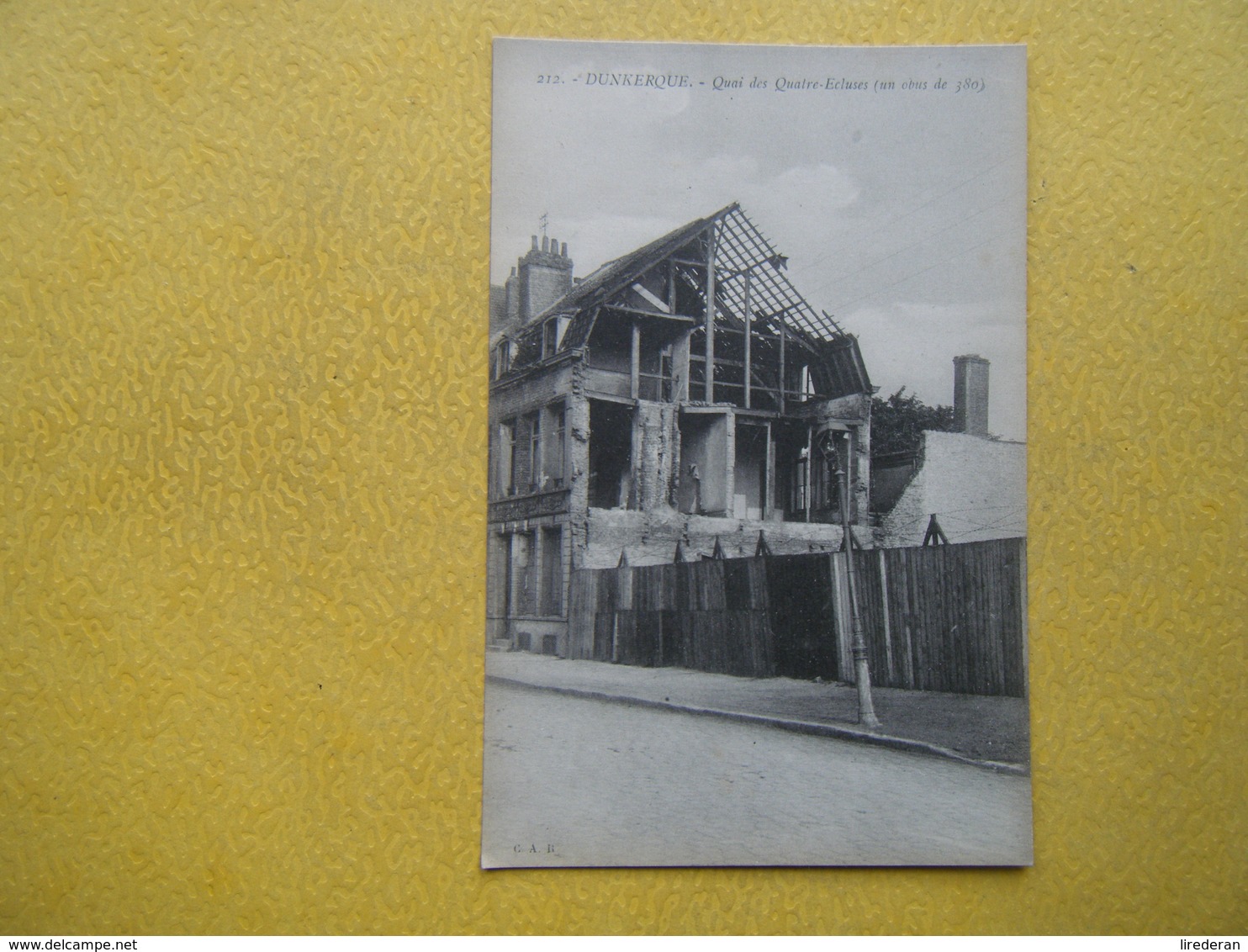 DUNKERQUE. Les Ruines De La Guerre 1914-1918. Le Quai Des Quatre Ecluses. - Dunkerque