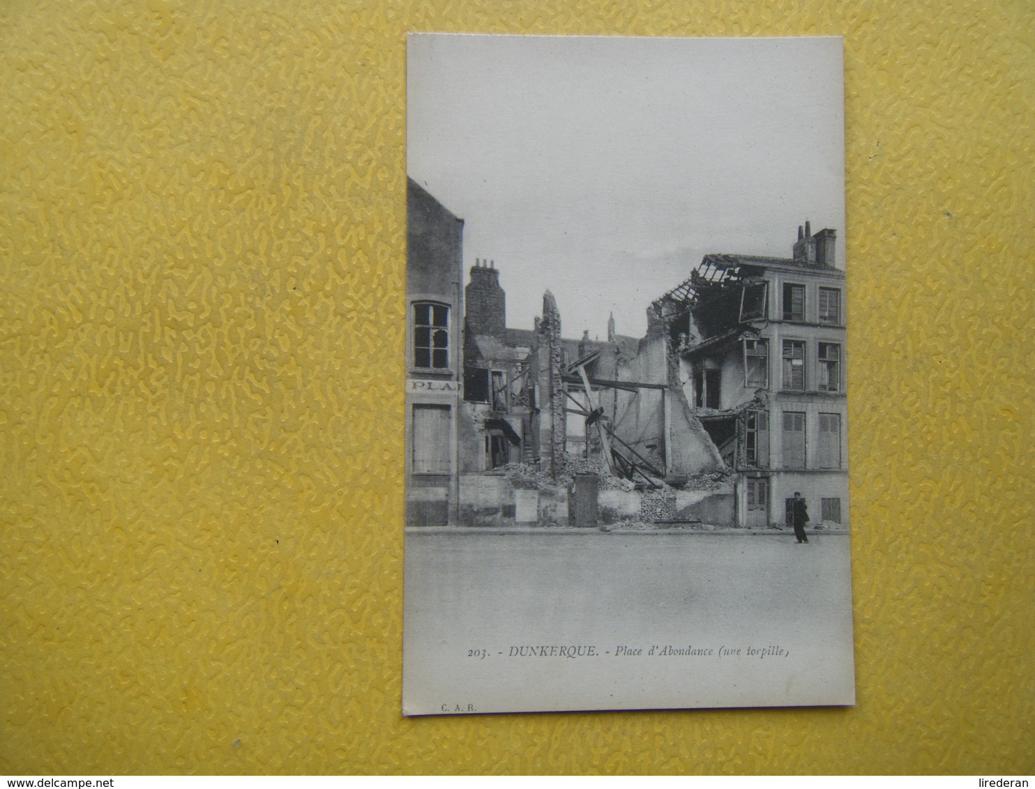 DUNKERQUE. Les Ruines De La Guerre 1914-1918. La Place D'Abondance. - Dunkerque