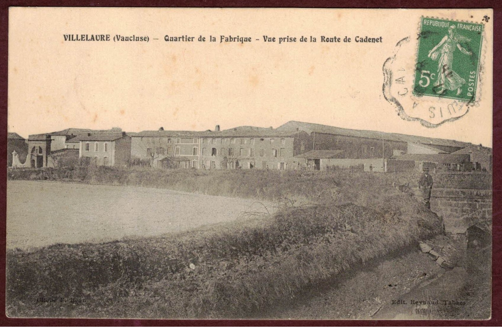 Villelaure Quartier De La Fabrique - Vue Prise De La Route De Cadenet  * Vaucluse 84530 * Villeraure Canton De Pertuis - Autres & Non Classés