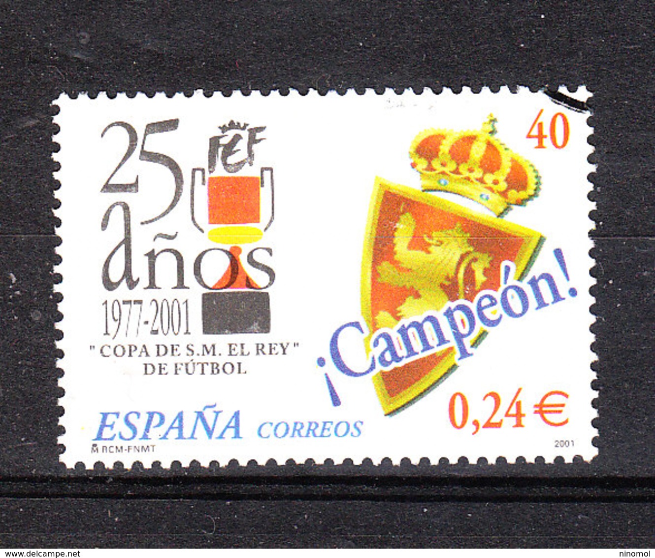 Spagna   Spain  - 2001. Football Copa De S.M .El Rey. - Usati