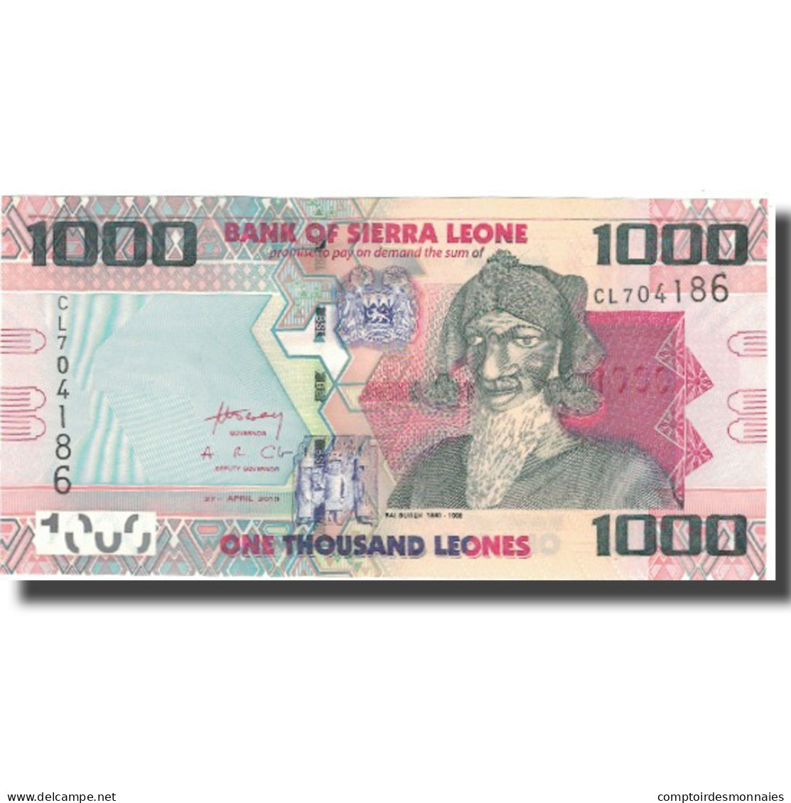 Billet, Sierra Leone, 1000 Leones, 2010, 2010-04-27, KM:30, NEUF - Sierra Leone