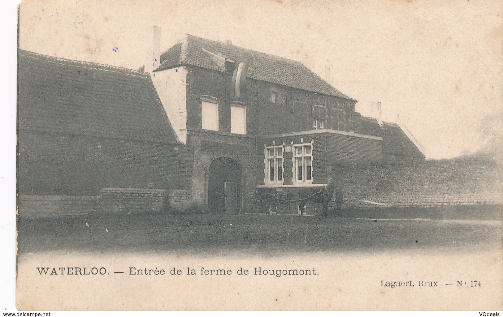 CPA - Belgique - Waterloo - Entrée De La Ferme De Hougomont - Waterloo