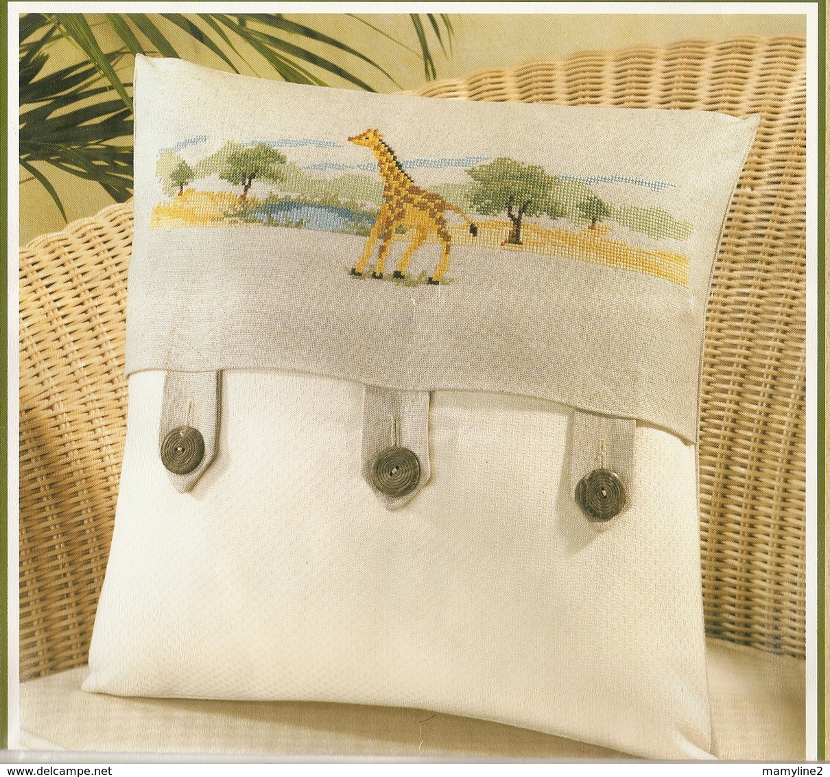 Lot De Grilles Points Comptés Sur Le Thème "Les Animaux D'Afrique" - Cross Stitch