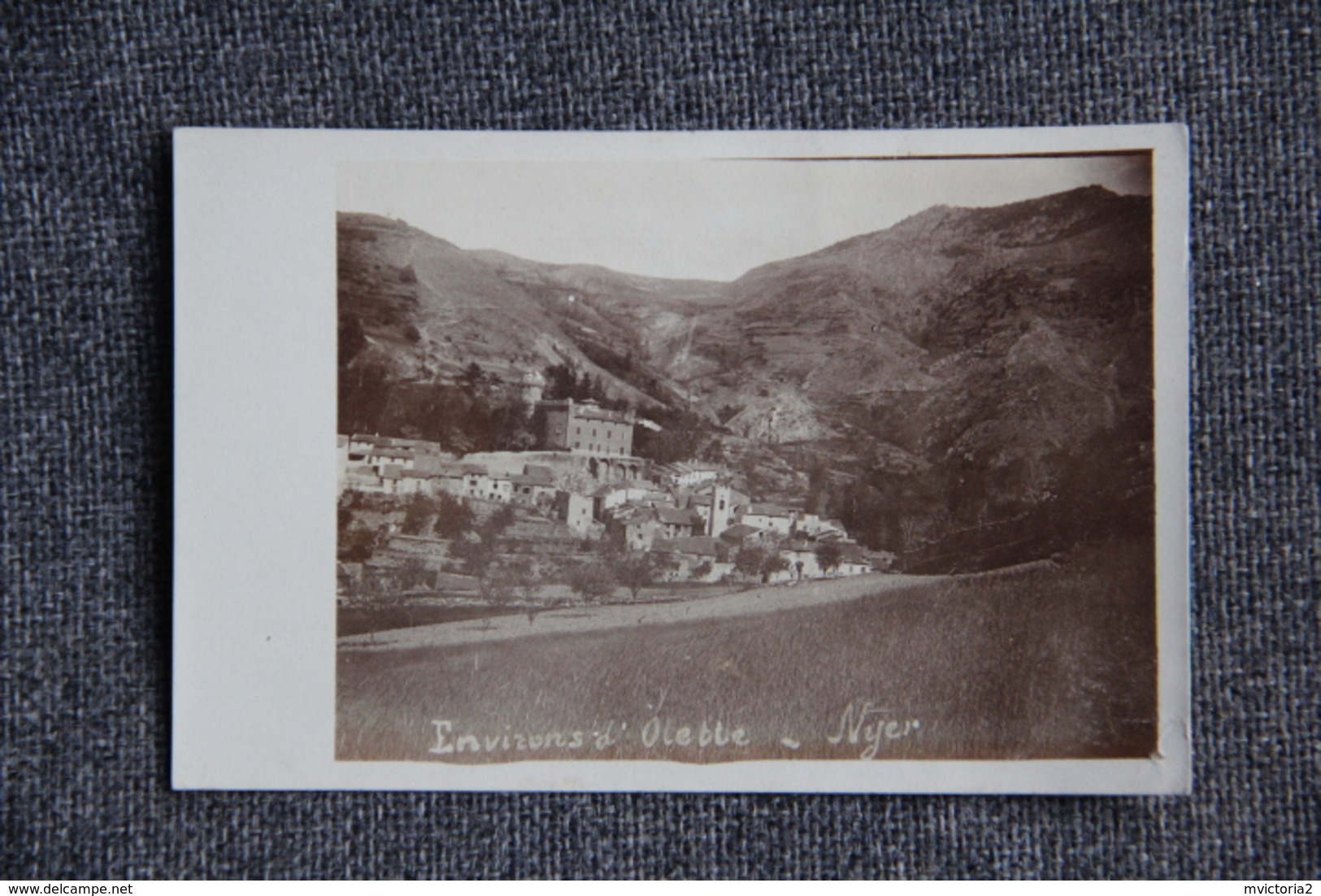 Environs D'OLETTE - NYER ( Carte Photo ). - Autres & Non Classés