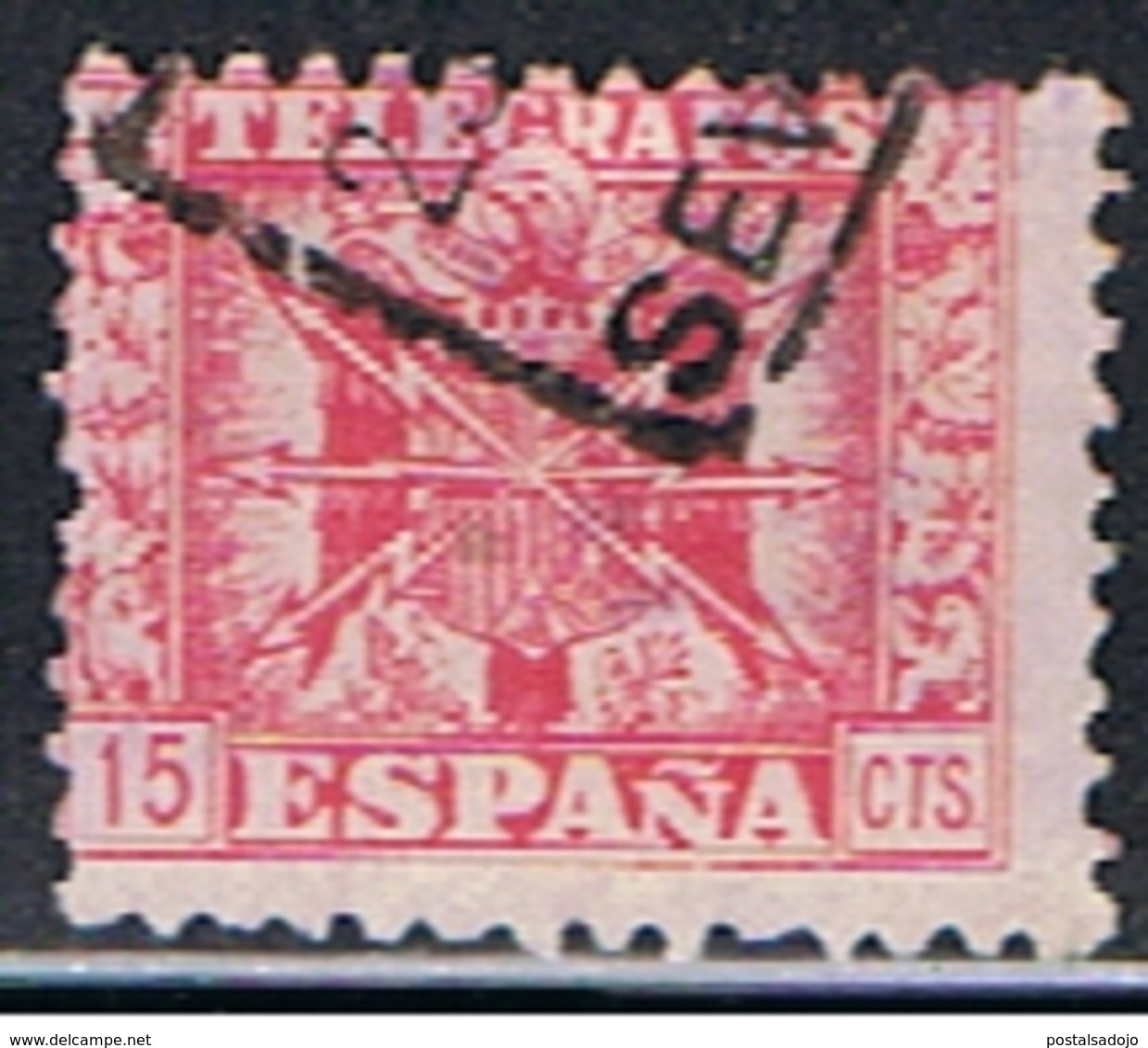 (3 E 148) ESPAÑA  // EDIFIL 78 // Y&T  81 // 1940-43 - Télégraphe