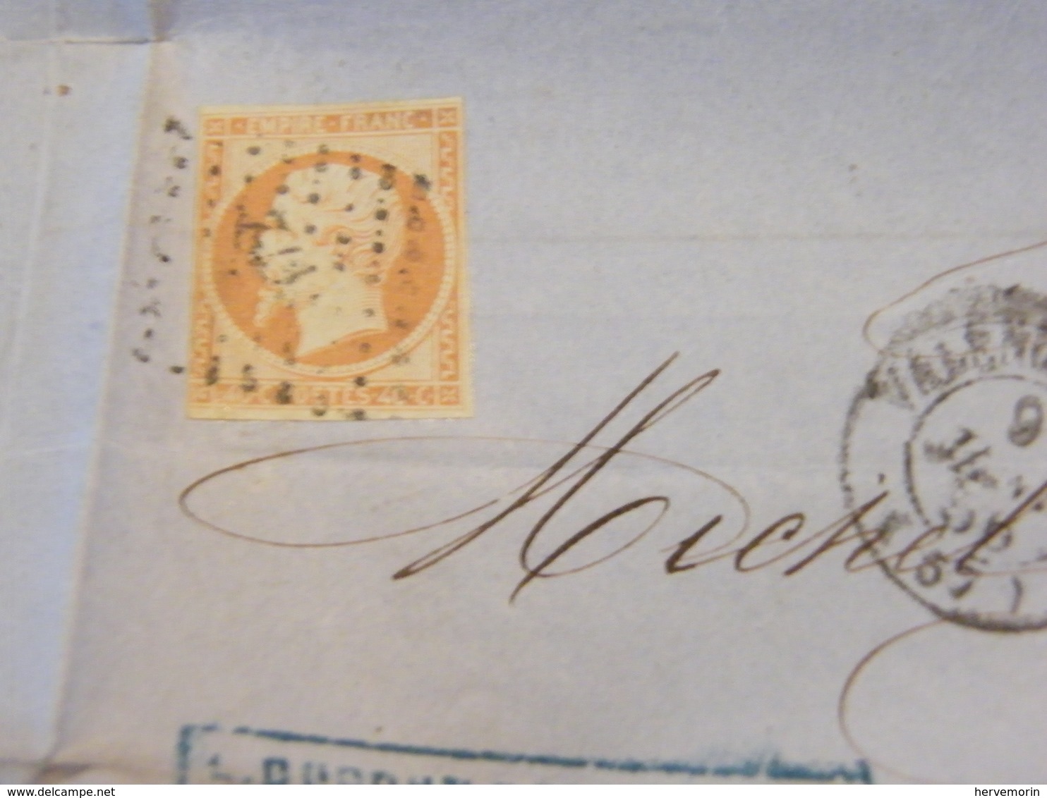 Napoleon No 13  Sur Lettre - 1849-1850 Ceres