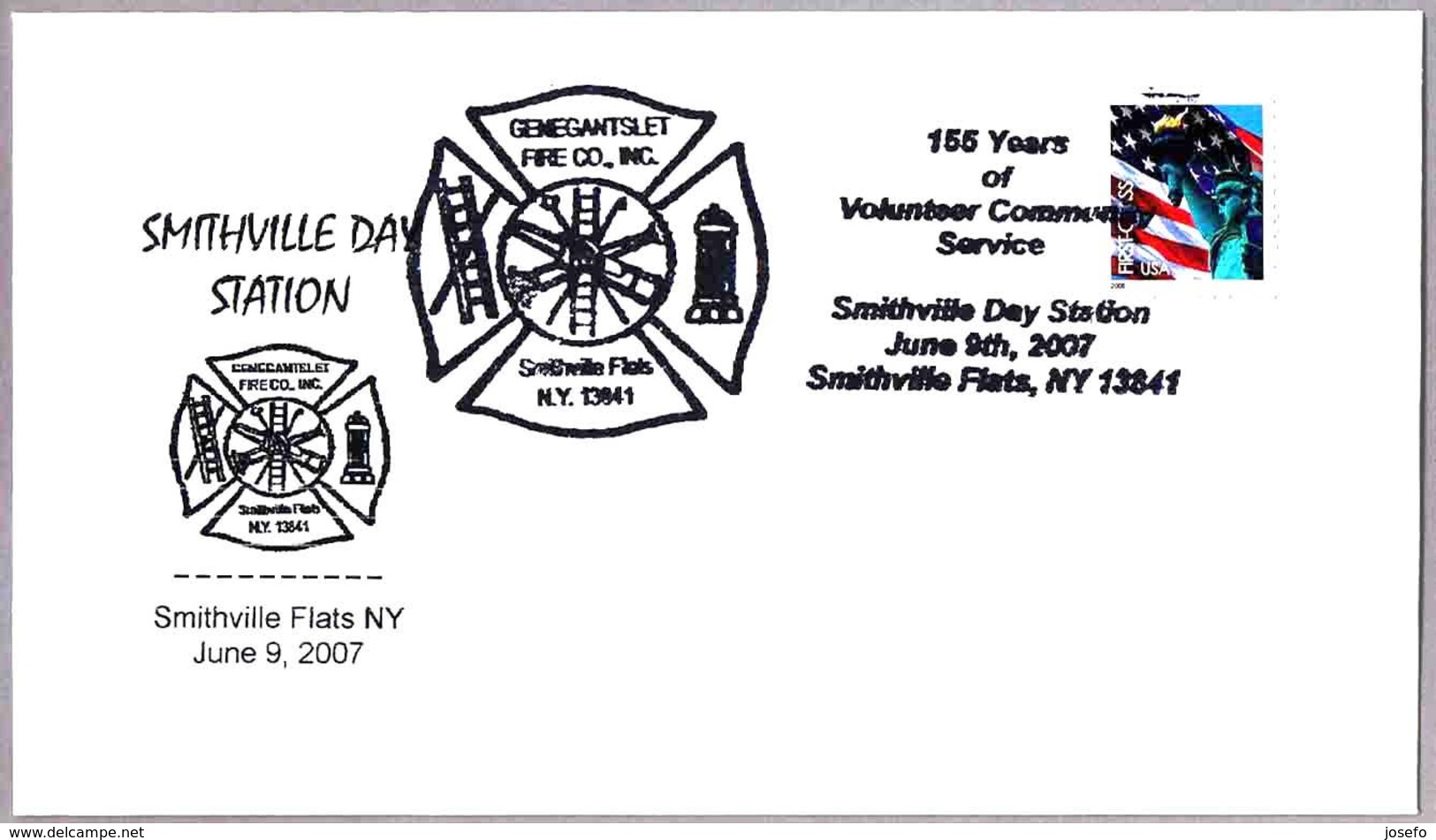 155 Años BOMBEROS VOLUNTARIOS - Volunteer Firefighters. Smithville Flats NY 2007 - Feuerwehr