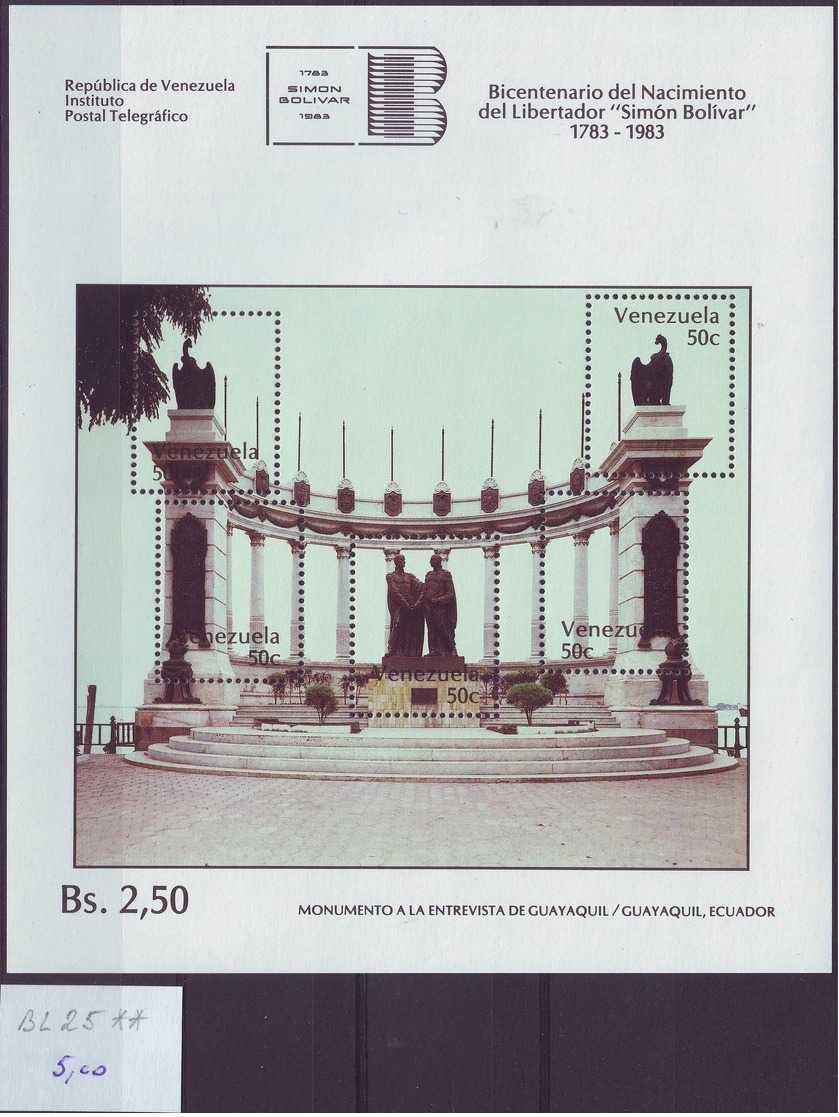 VENEZUELA - Lot ** / * / (o) - 7 scans - Cote + 40,00 Euro (A 194)