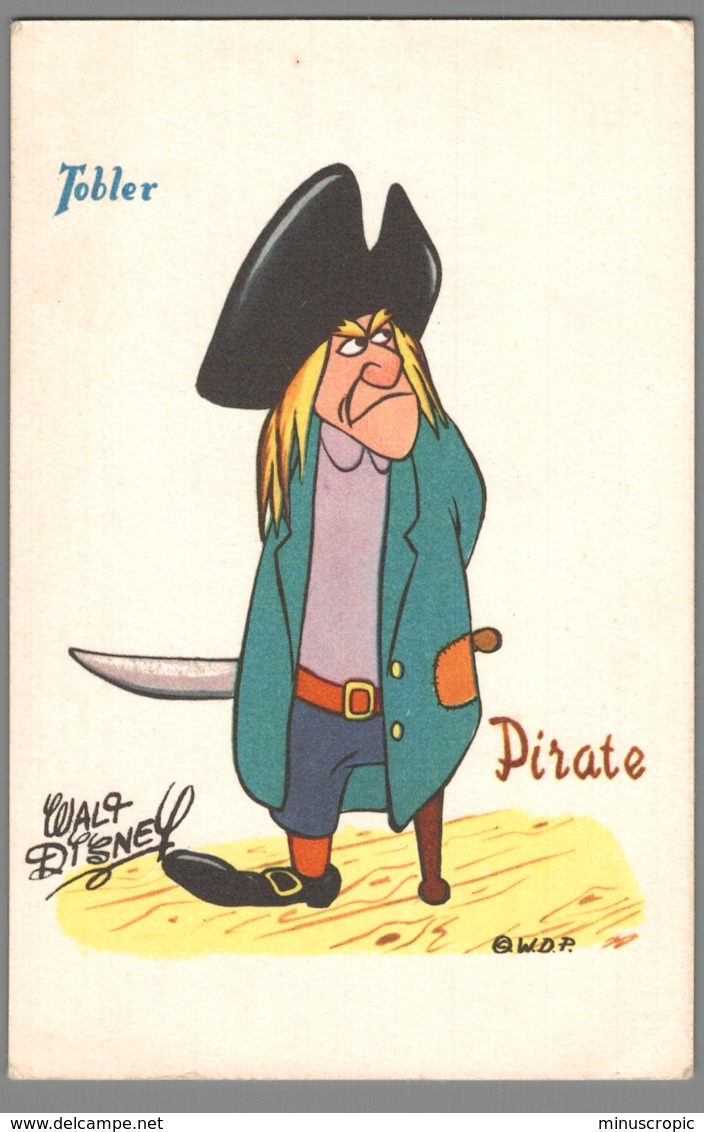 CPSM Walt Disney - Tobler - Pirate - Autres & Non Classés