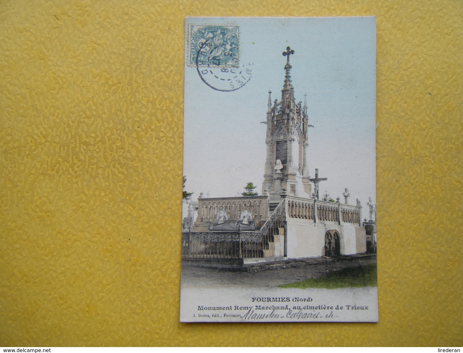 FOURMIES. Le Cimetière De Trieux. Le Monument Rémy Marchand. - Fourmies