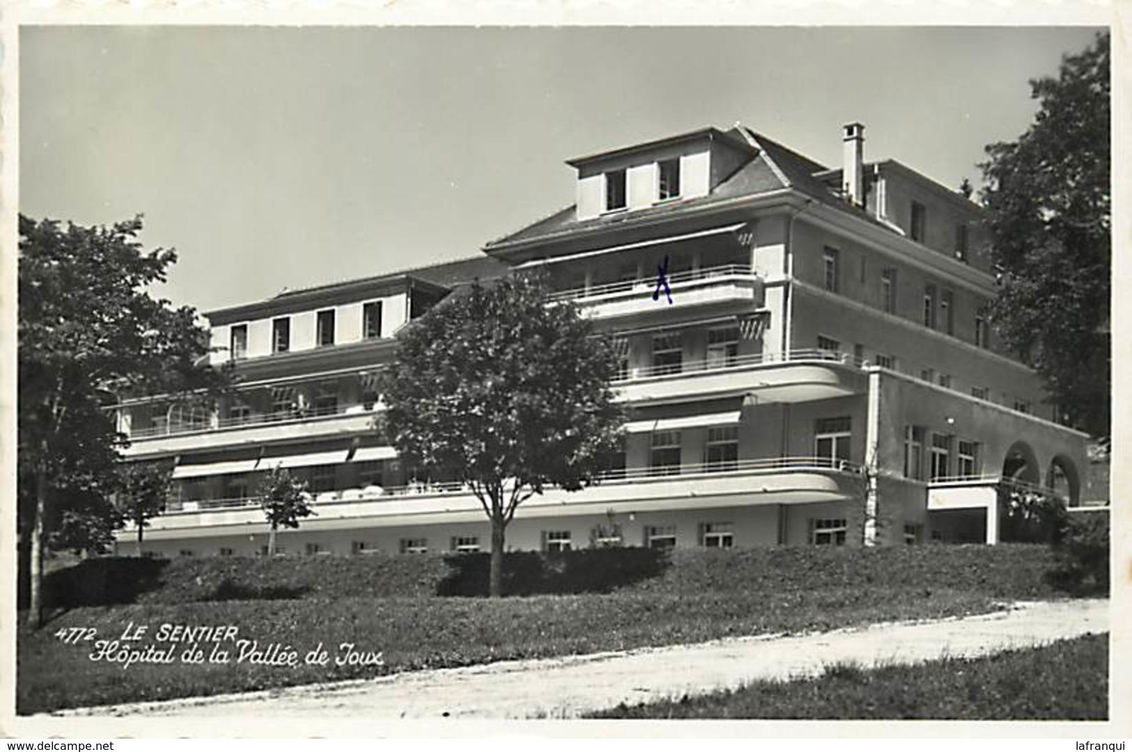 Pays Div-ref R574 - Suisse - Le Sentier - Hopital De La Vallée De Joux  - Carte Bon Etat - - Sent