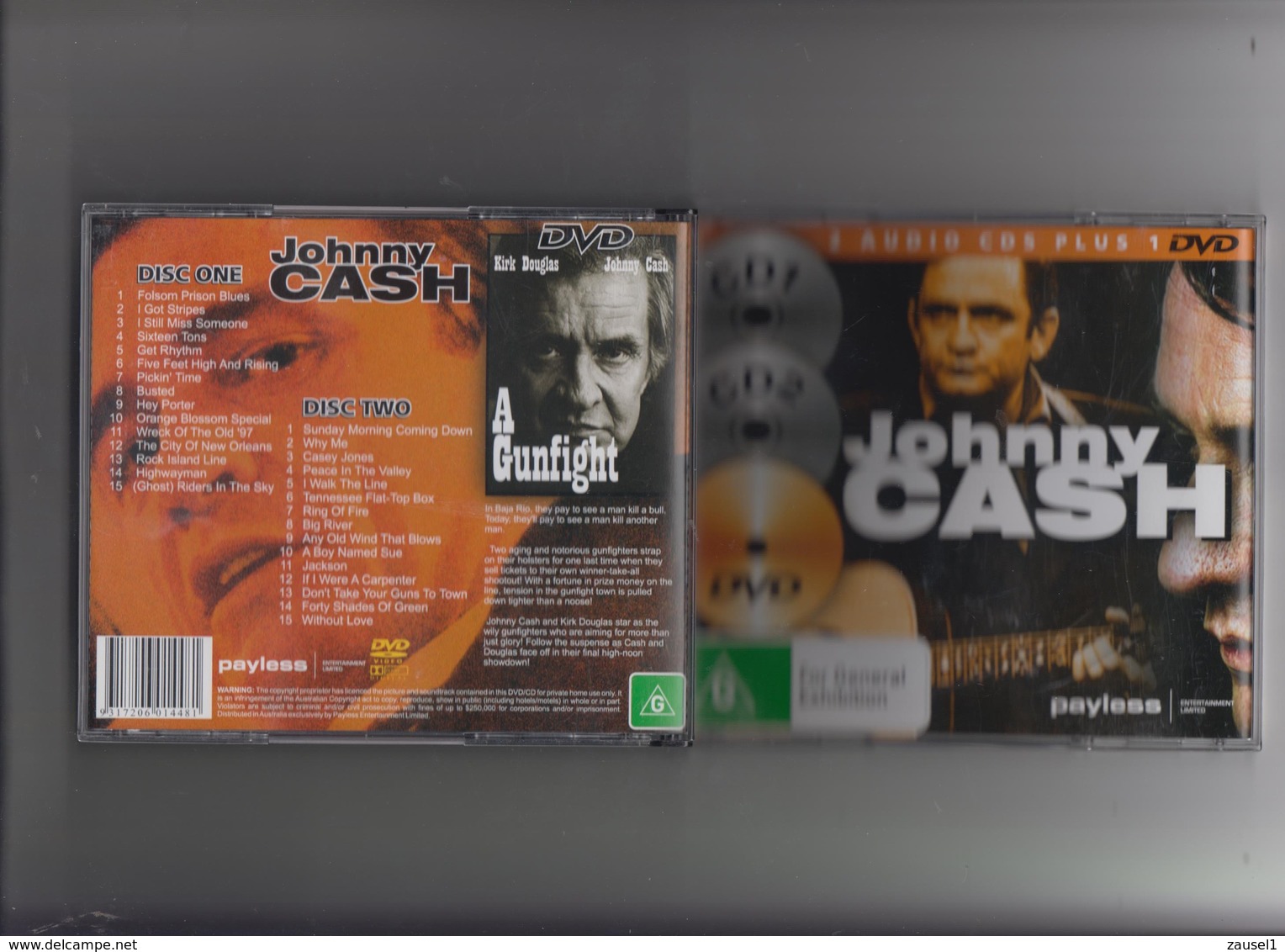 Johnny Cash - 2 CDs + 1 DVD -  Original - Country & Folk