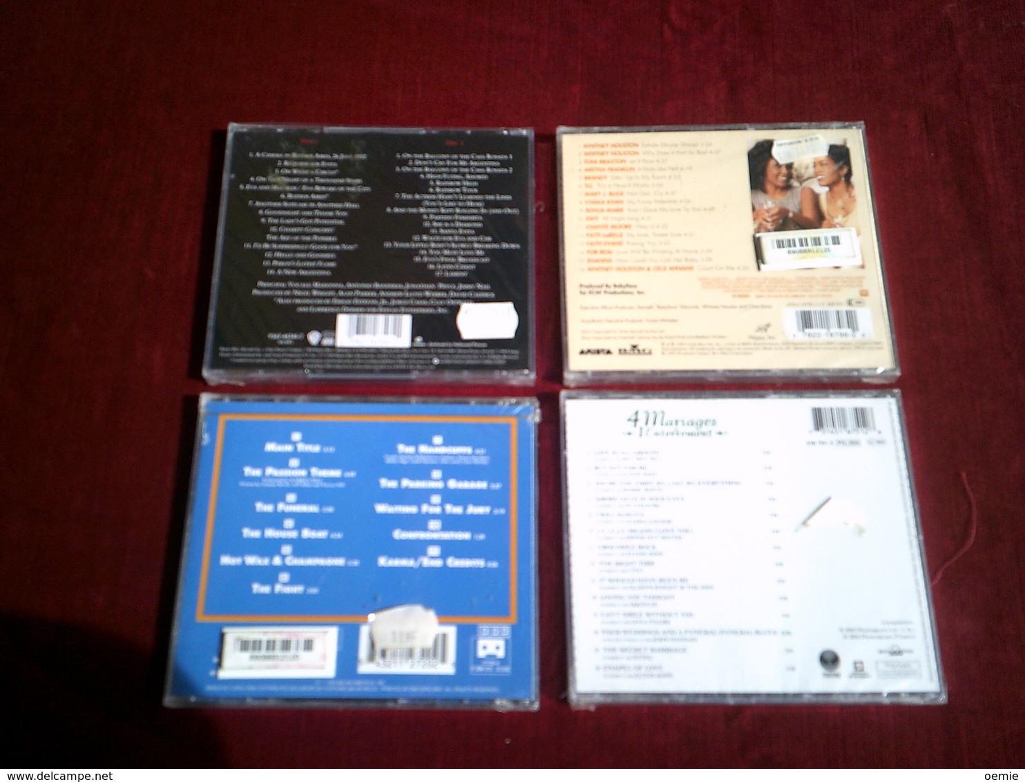 DESTOCKAGE D'UNE COLLECTION DE BANDE ORIGINAL DE FILM PAR  LOT DE 4 CD ALBUM - Vollständige Sammlungen