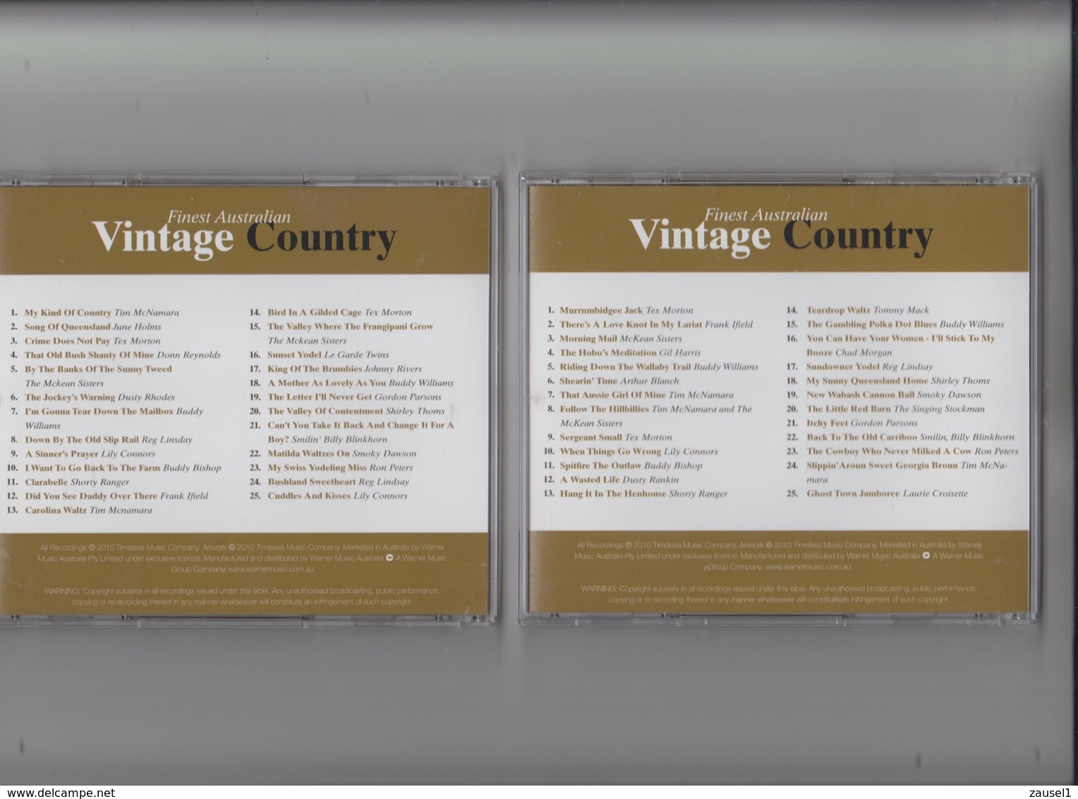 Finest Australian Vintage Country Music - 3 Original CDs - Country & Folk