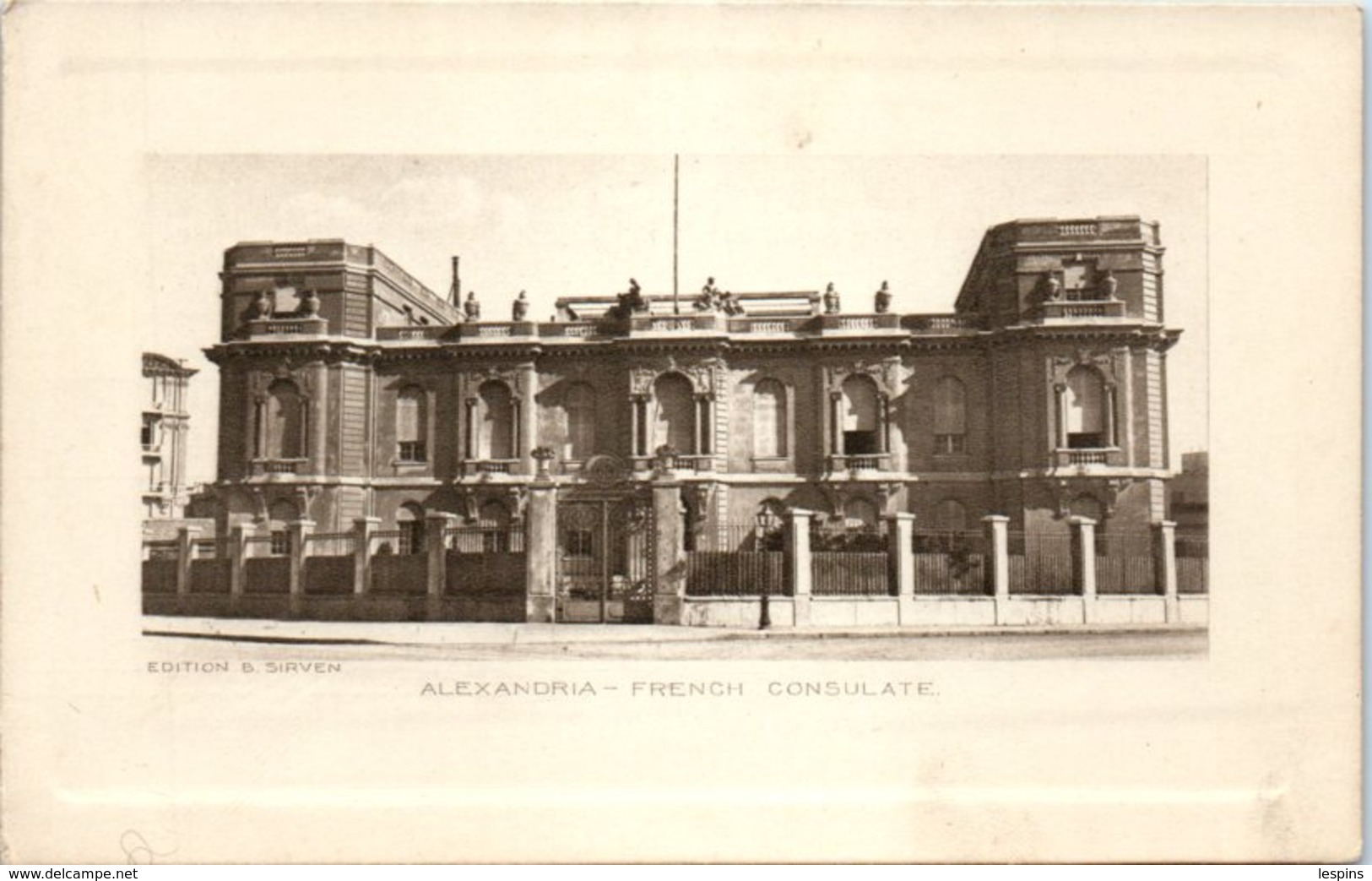 AFRIQUE - EGYPTE - Alexandria  - French Consulate - Alexandrie