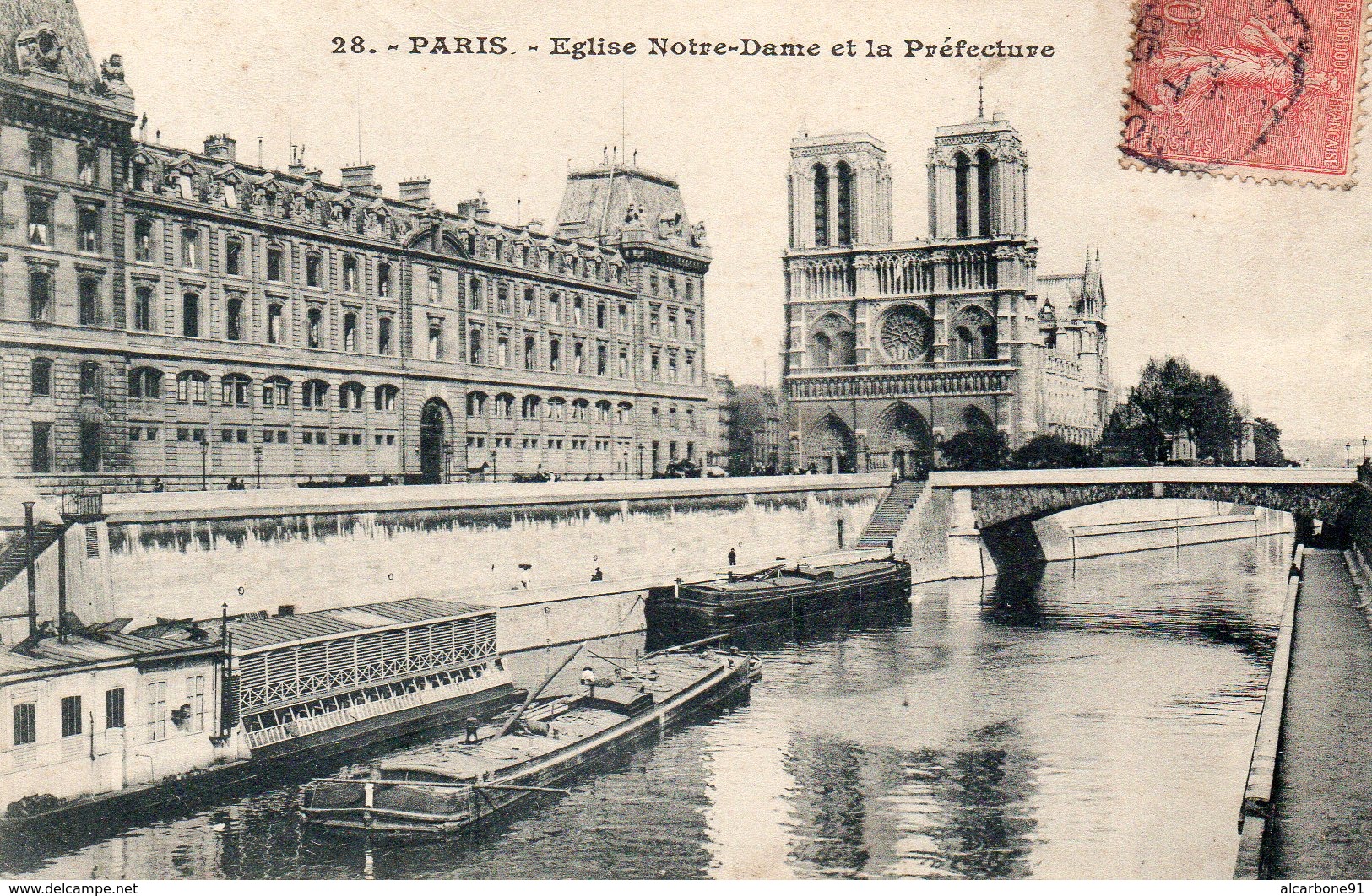 PARIS - Eglise Notre Dame Et La Préfecture - Eglises