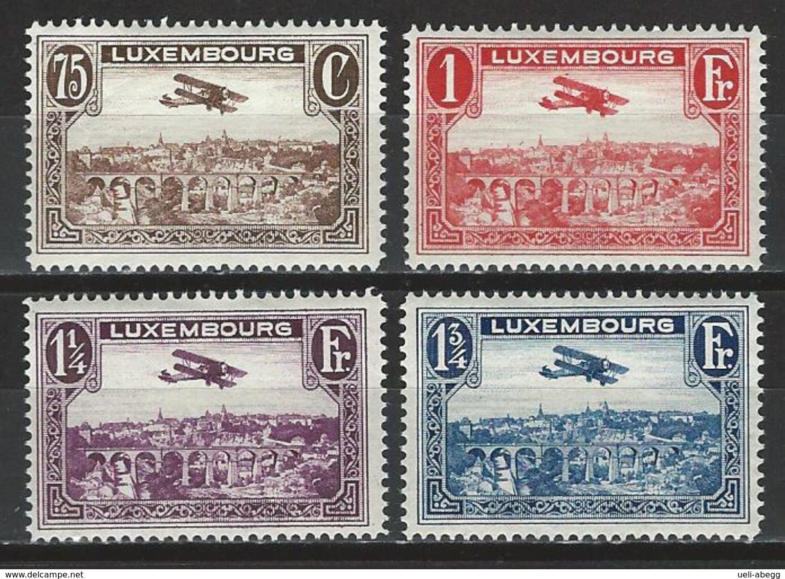 Luxemburg Mi 234-37  * MH - Unused Stamps