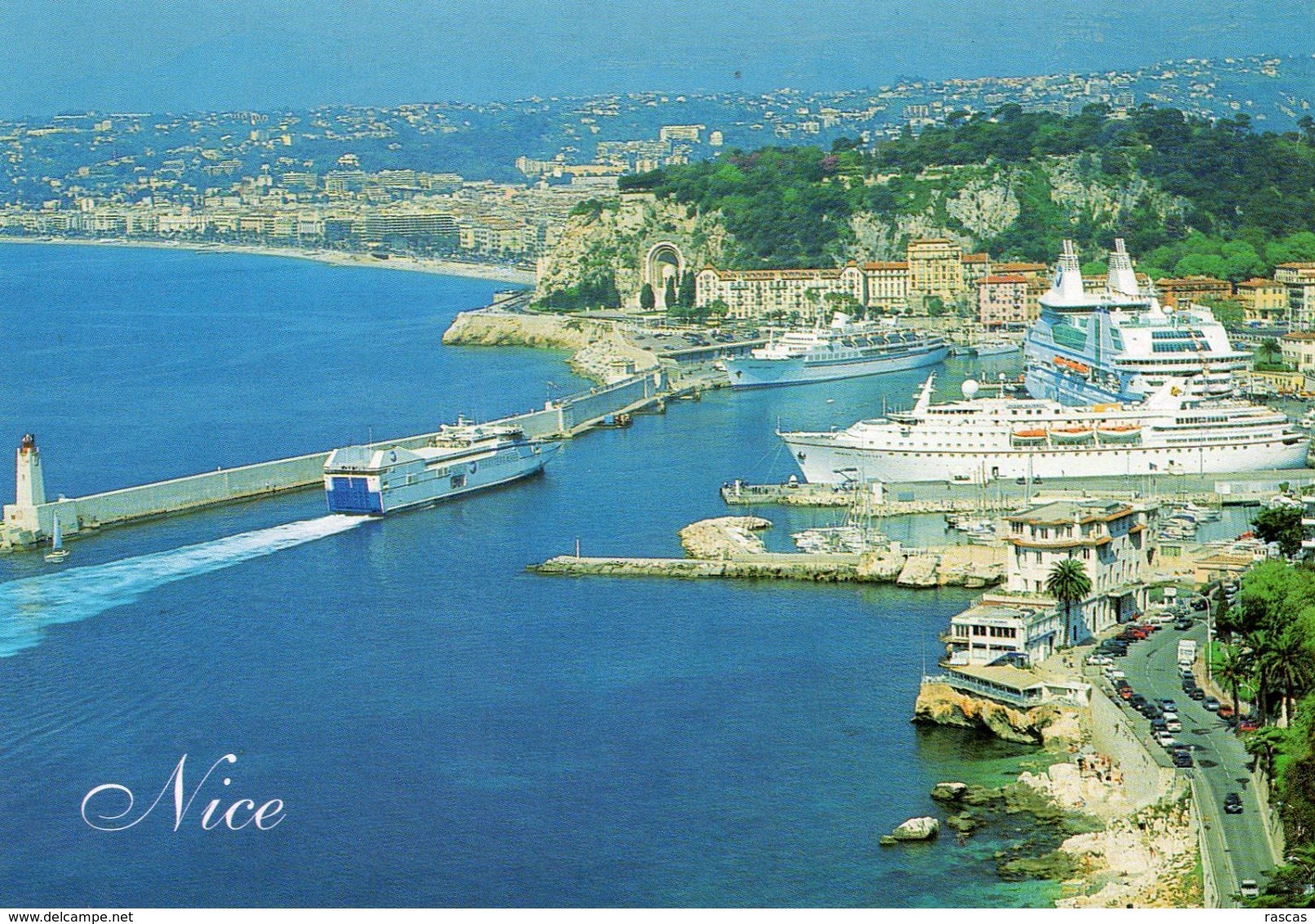 CPM - F - ALPES MARITIMES - NICE - LE PORT - CAR FERRY - PAQUEBOT - Transport Maritime - Port