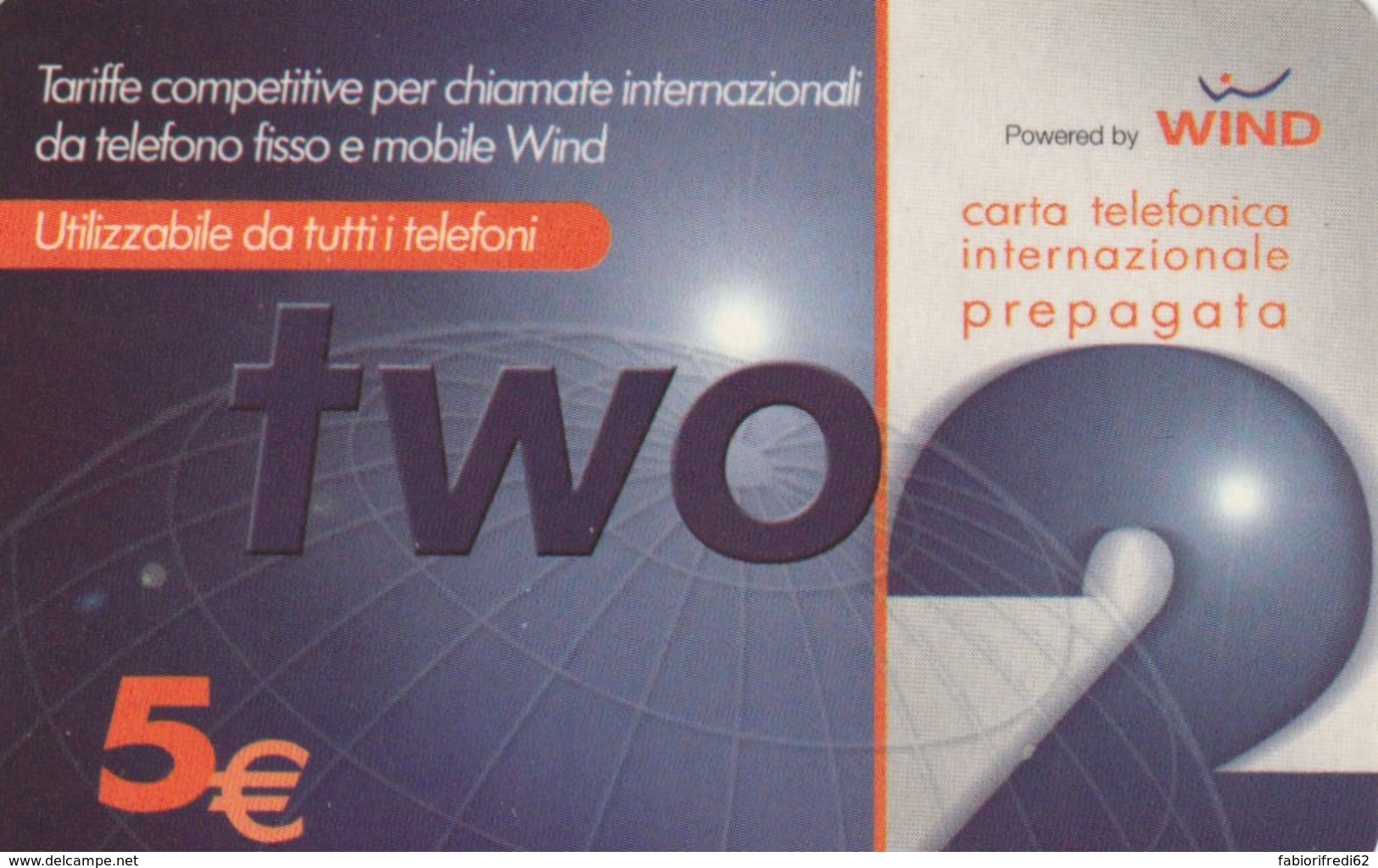 PREPAID PHONE CARD ITALIA WIND (PM2288 - [2] Sim Cards, Prepaid & Refills