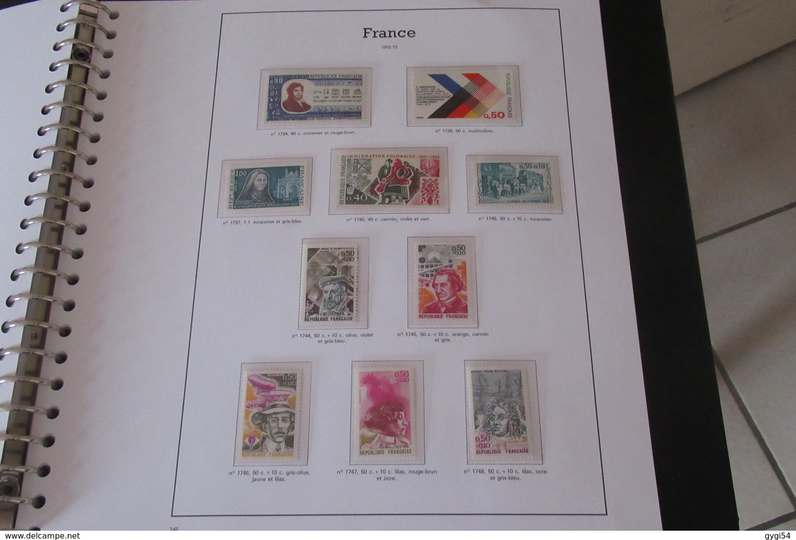 Album  yt  luxe 1970 à 1978 timbres poste complet  n**  MNH