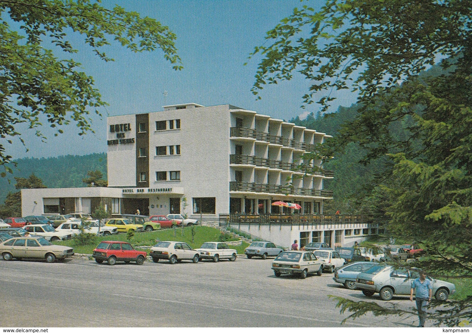 Renault R14,R20,Citroen GS,Mehari,Peugeot 504,Autobianchi A 112,Chateau Bernard,Hotel Des Deux Soeurs, Gelaufen - Turismo