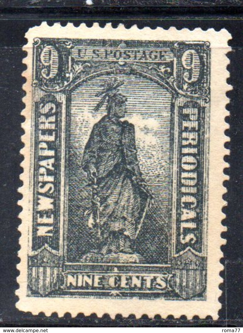 XP3886 - STATI UNITI 1875 , Francobolli Per Giornali N. 11 Senza Gomma - Dagbladzegels