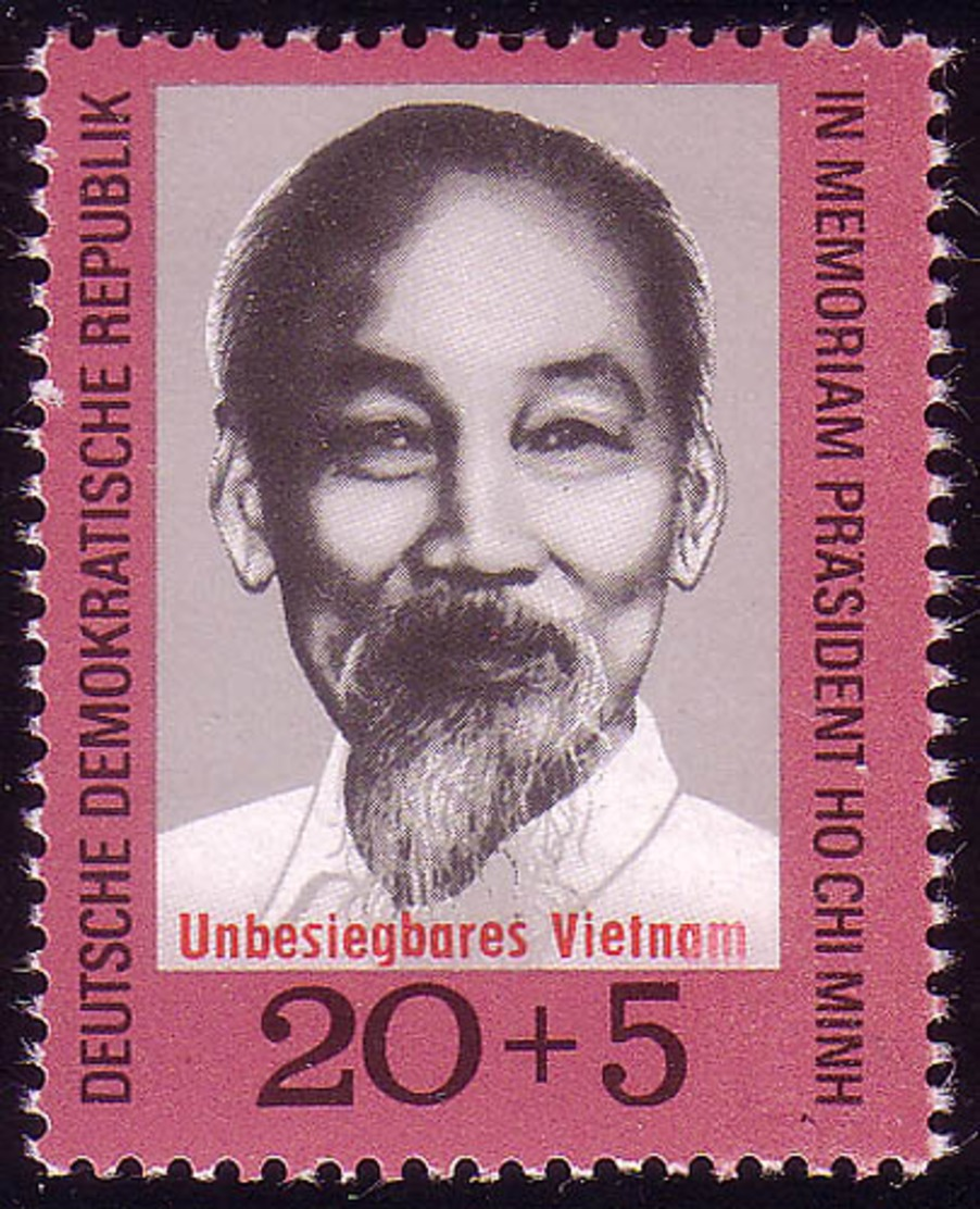 1602 Vietnam Ho Chi Minh 20+5 Pf ** - Autres & Non Classés