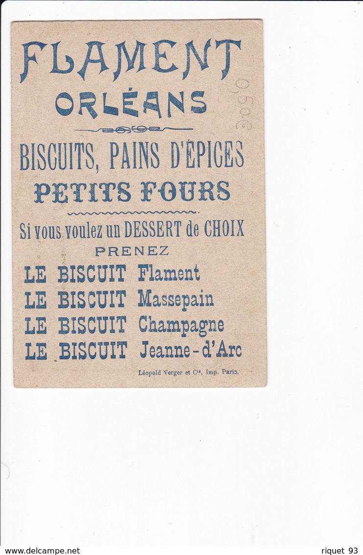 Lot -5 Images Biscuits, Pains D'Epices  FLAMENT ORLEANS - Autres & Non Classés