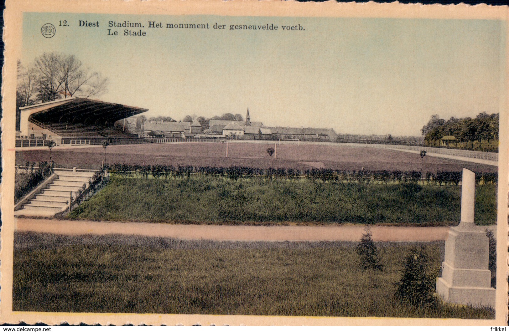 Diest Stadium Het Monument Der Gesneuvelde Voetb. Le Stade - Diest