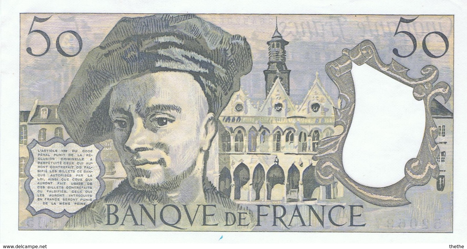 France - Billet 50 Francs Maurice Quentin De La Tour 1979 - 50 F 1976-1992 ''Quentin De La Tour''