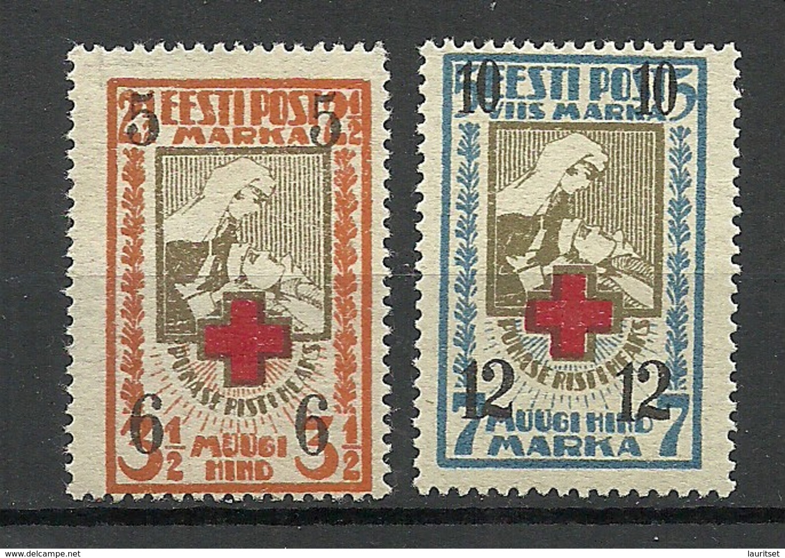 Estland Estonia 1926 Michel 60 - 61 MNH - Estonia