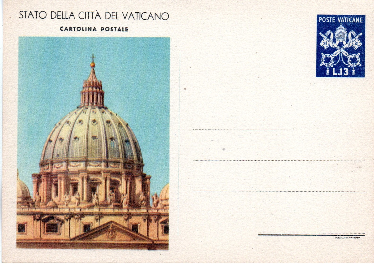 VATICAN - - Postal Stationeries